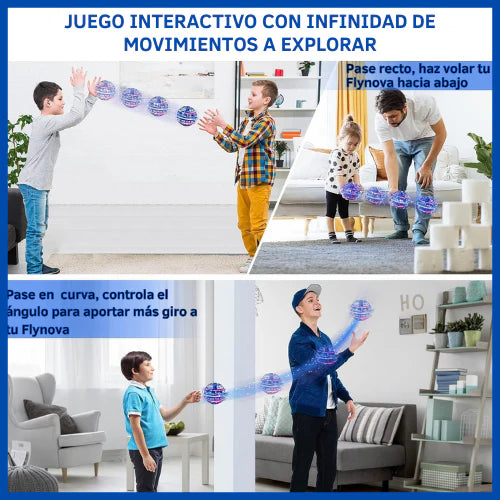 Brinquedo Voador Cósmico para Crianças – Drone de Mão com Efeito Bumerangue