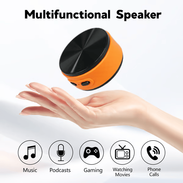 Bluetooth Mini Speaker Bone Conduction Portable Wireless Speaker Stereo Bass Sound Creative Portable Speakers Mini Size Music Player for Home,Outdoor,Travel