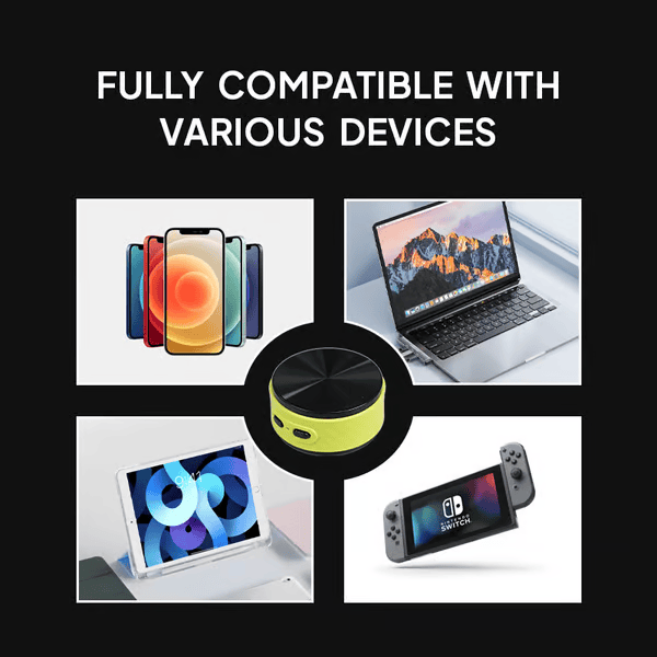 Bluetooth Mini Speaker Bone Conduction Portable Wireless Speaker Stereo Bass Sound Creative Portable Speakers Mini Size Music Player for Home,Outdoor,Travel
