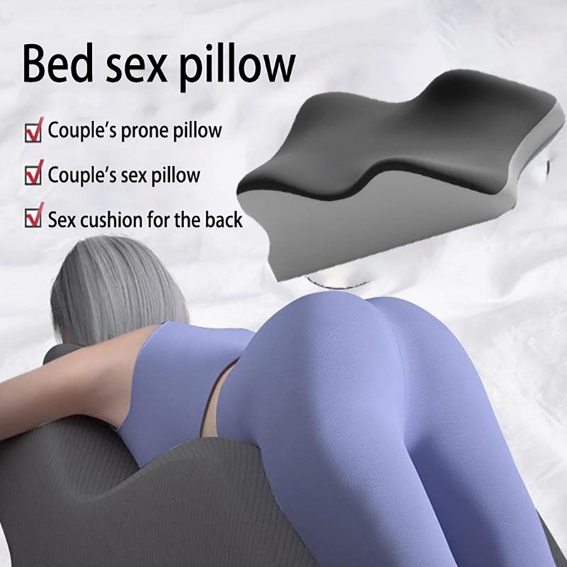 Bed pillow for prone sleeping, headboard backrest for lying down, memory foam support pillow, maternity leg elevation pillow, venous leg elevation for varicose veins.