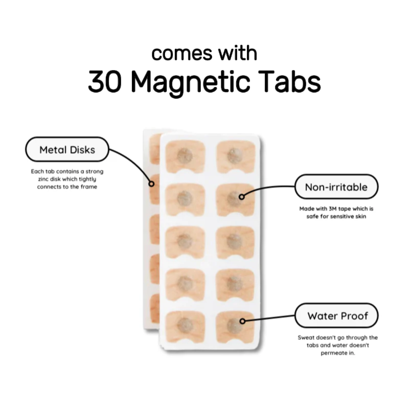 Magnetic Nasal Strips, increase oxygen intake, reduce snoring, and improve sleep quality - Sweat-resistant, skin-safe nasal strips - Extra strength snoring solution